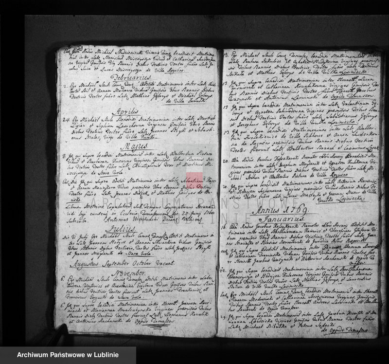 Obraz 8 z jednostki "Księga zaślubionych i zmarłych"