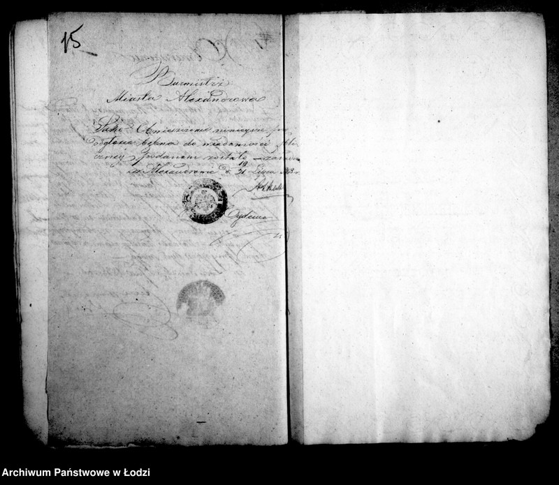 Obraz 17 z jednostki "Akta tyczące się regulacji osady sukienniczej"