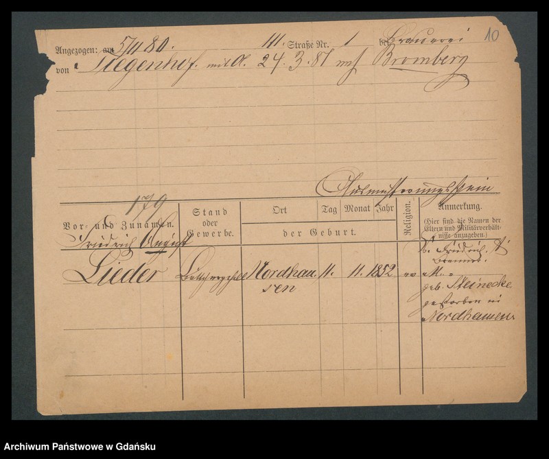 image.from.unit.number "Karty meldunkowe: Lieder - Liedtke August"