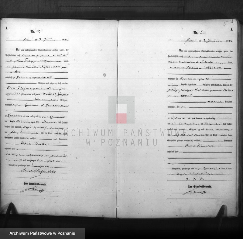 Obraz 4 z jednostki "Księga urodzeń t. I"