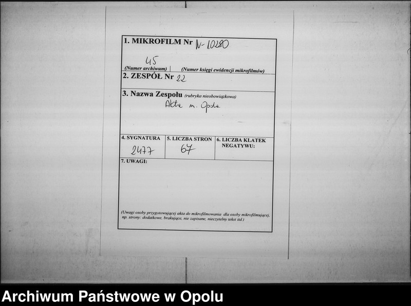 Obraz 2 z jednostki "Acta des Magistrats zu Oppeln betreffend den Proceß gegen den Königl[ichen] Fiscus wegen der Bau Kosten Beiträge, zu dem im Jahr 1818/19 neuerbauten katholischen Schul Gebäude zu Oppeln"