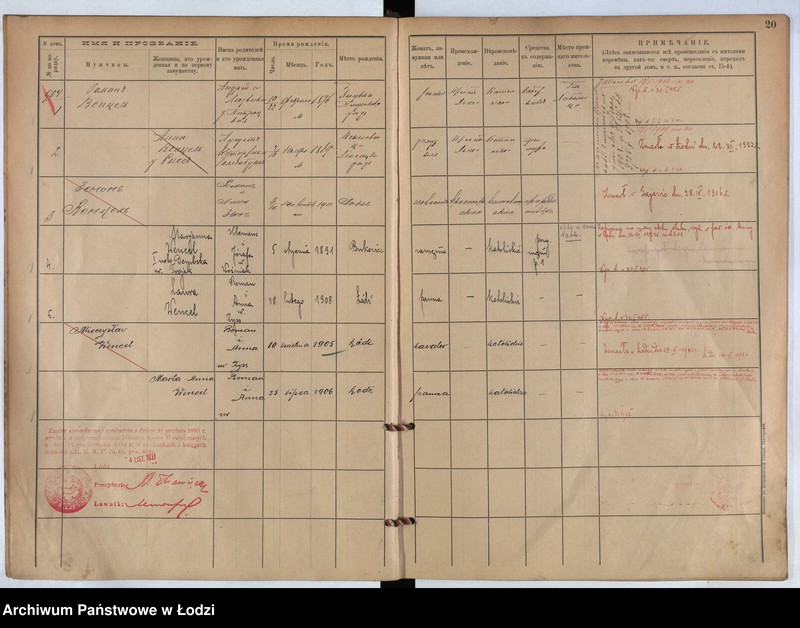 image.from.unit.number "[Księga ludności stałej m. Łodzi guberni piotrkowskiej nr domu 904-913]"
