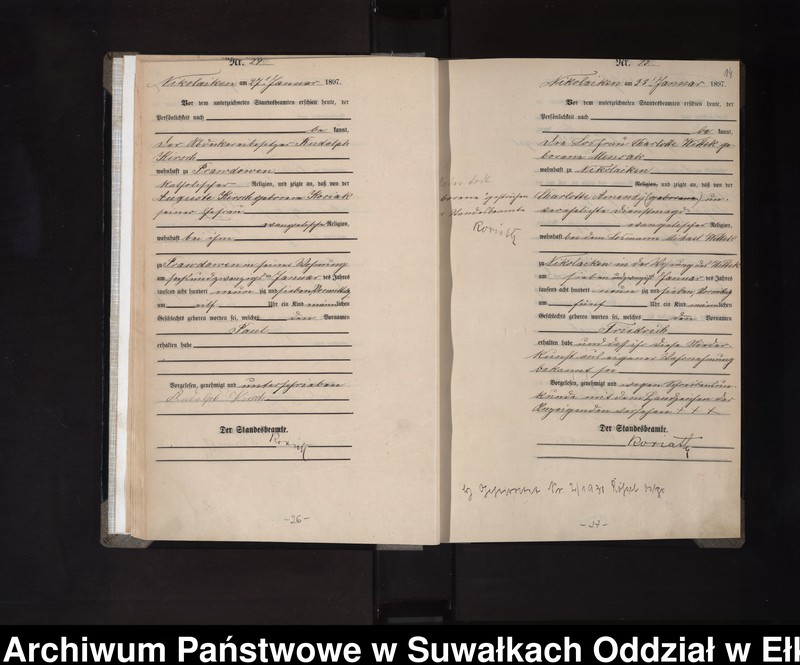 image.from.unit.number "Geburts-Haupt-Register des Königlichen Preussischen Standes-Amtes Nikolaiken Kreis Sensburg"