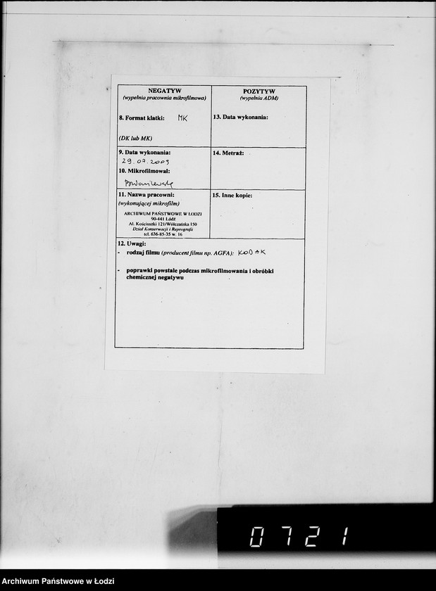 Obraz 3 z jednostki "Heeresbekleidungsamt Posen.Kriegsauftrag s.1/2"