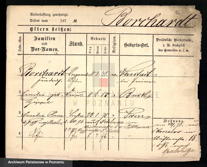 Obraz 18 z jednostki "Borchard - Bornakowski"