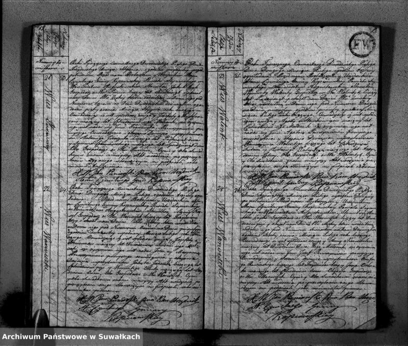 image.from.unit.number "Akta Urodzonych Gminy Kopciowskiey Urzędnika Stanu Cywilnego na Rok 1825"