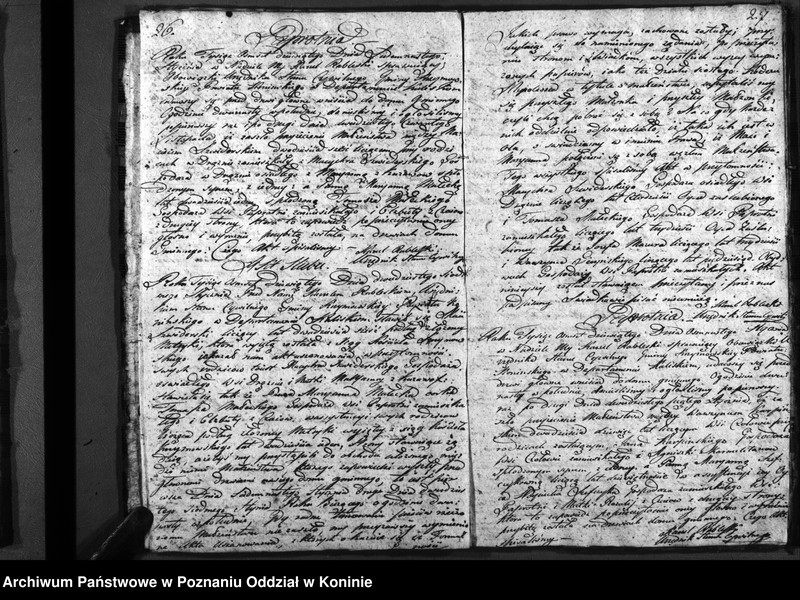 Obraz 17 z jednostki "Akta urodzonych, zaślubionych i zmarłych"