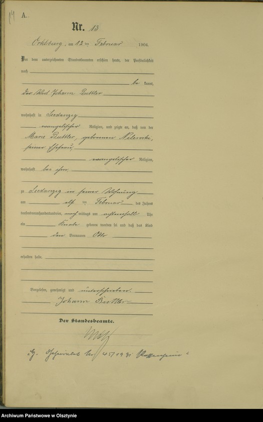 image.from.unit.number "Geburts-Haupt-Register Nr 1 - 71"