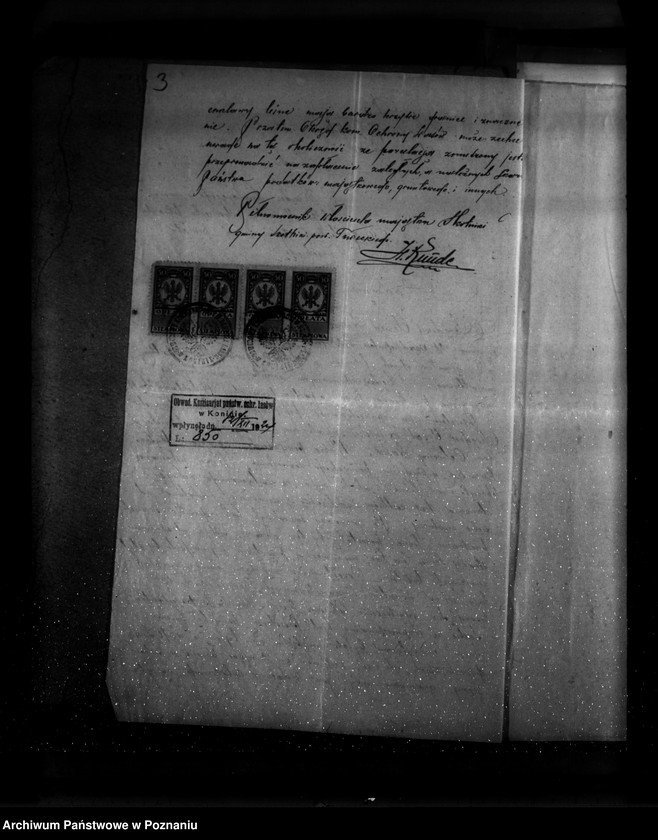 Obraz 7 z jednostki "Sprawa zatwierdzenia projektu planu gospodarstwa leśnego dla lasu majątku Czepów-Dolny powiat turecki"