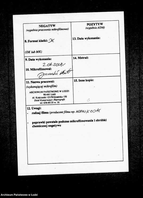 Obraz 3 z jednostki "Akta urodzeń"