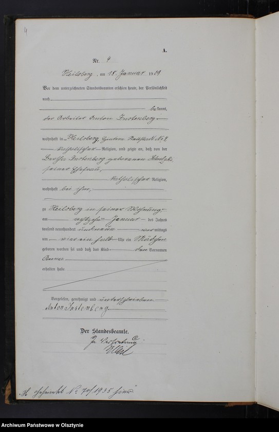 image.from.unit.number "Geburts-Haupt-Register Nr 1 - 165"