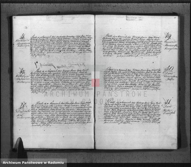 Obraz 11 z jednostki "Duplikat Aktów Cywilno - Religijnych Urodzenia, Zaślubienia, Zejścia Parafii Kozienice na Rok 1852"