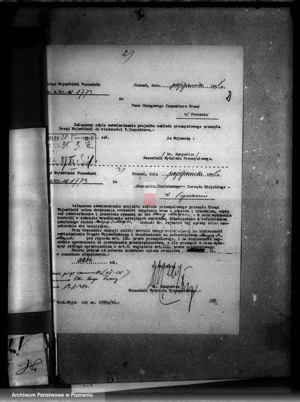 image.from.unit.number "Projekt urządzenia wytwórni sprzętów biurowych w Poznaniu ul. Wenecjańska 6 Skóra i Spółka"