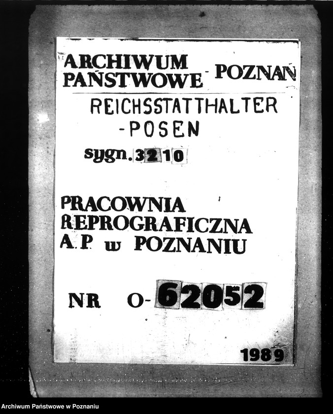 Obraz 1 z jednostki "Organisation des Wohnungs- und Siedlungsamts"