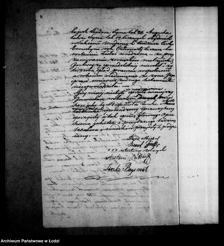 Obraz 15 z jednostki "Akta tyczące się ustanowienia opieki nad nieletnimi po zmarłej Johannie Krystianie z Gorssów Michel"