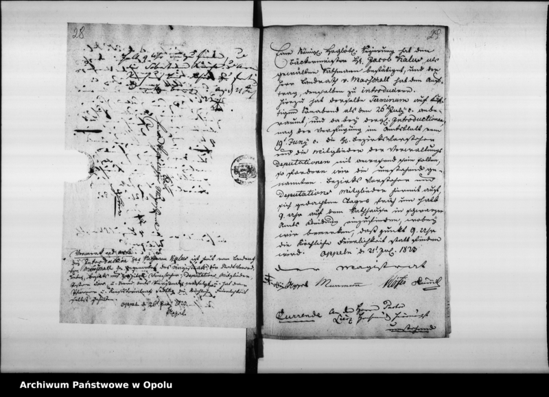 Obraz 20 z jednostki "Acta betreffend die Wahl und das Ausscheiden der Magistrats Mitglieder"