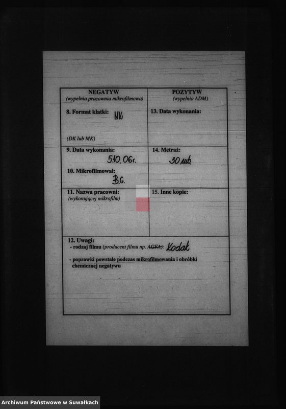 Obraz 3 z jednostki "Anexa do Małżeństw z roku 1867 Parafii Bakałarzewskiej"