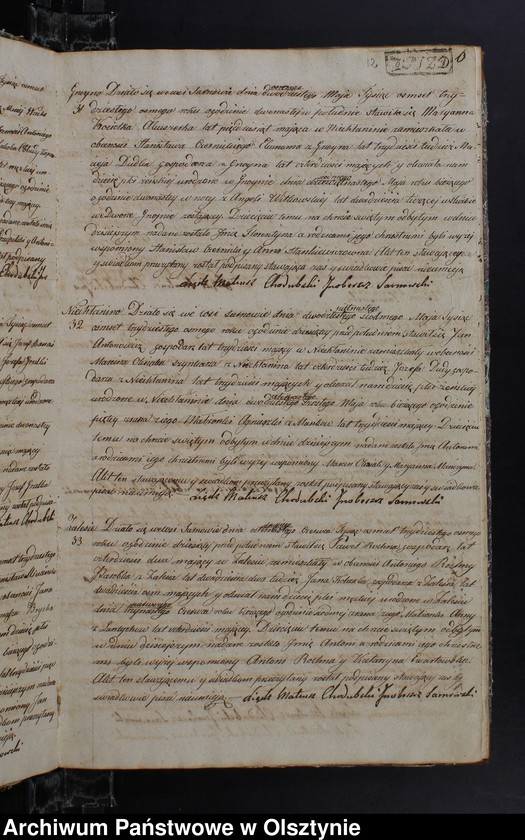 image.from.unit.number "Duplikat Urodzonych Zaslubionych Zmarłych w parafii Sarnowskiey z roku 1838"