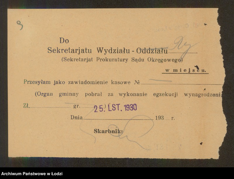 Obraz 11 z jednostki "Mendel Waksman – sprzedaż wody sodowej, lemoniady, słodyczy i owoców"