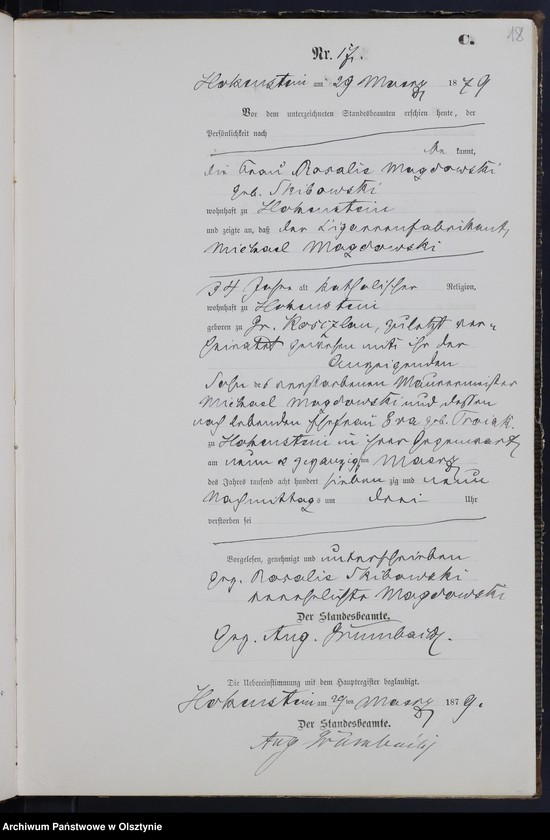 image.from.unit.number "Sterbe-Neben-Register Nr 1 - 76"