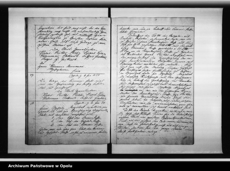 Obraz 20 z jednostki "Beschlussbuch der Stadtverordneten von Oppeln. Lit. D."