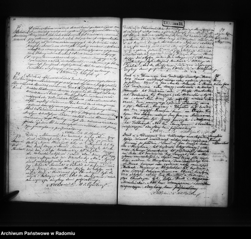 image.from.unit.number "Duplikat akt religijno cywilnych urodzonych, zaślubionych i zmarłych w parafii Głowaczów w roku 1866"