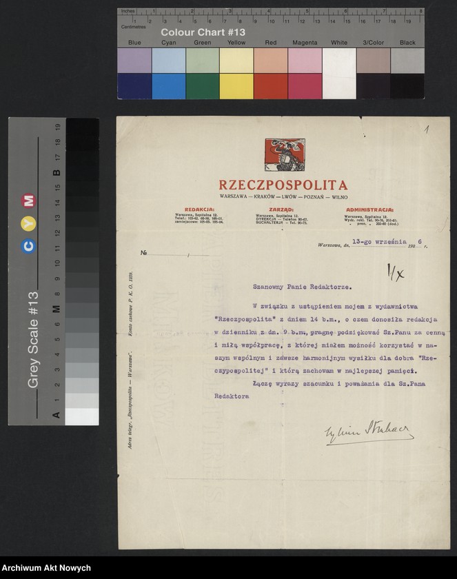 Obraz 3 z jednostki ""Rzeczpospolita" (Warszawa); L.1"