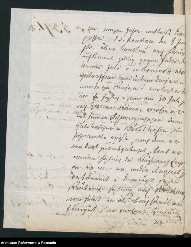 Obraz 20 z jednostki "A. betr. die polnischen Flüchtlinge Valentin, Valerian und Boleslaus Wielogłowski"