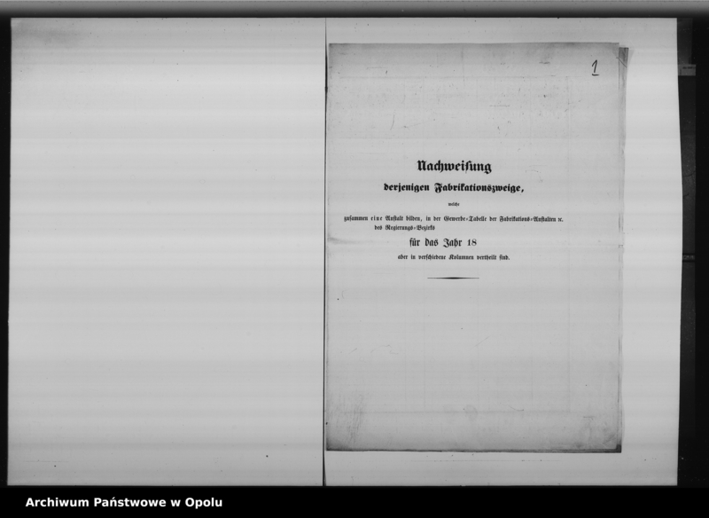 Obraz 5 z jednostki "Acta betreffend die Aufnahme und Einreichung der Gewerbe Tabelle pro 1828"