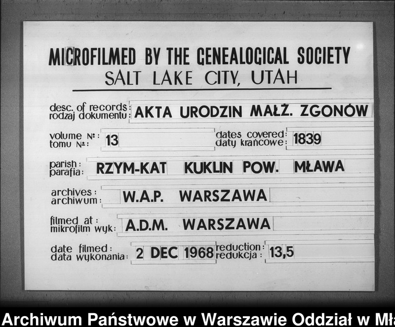 image.from.unit.number "Akta urodzin, małżeństw i zgonów"