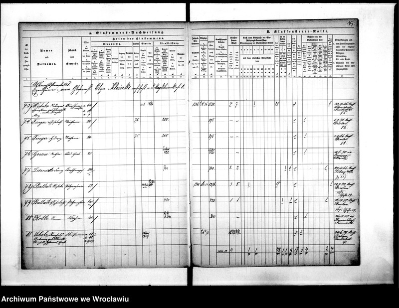 image.from.unit.number "Klassensteuerolle nebst Einkommens Nachweisung"