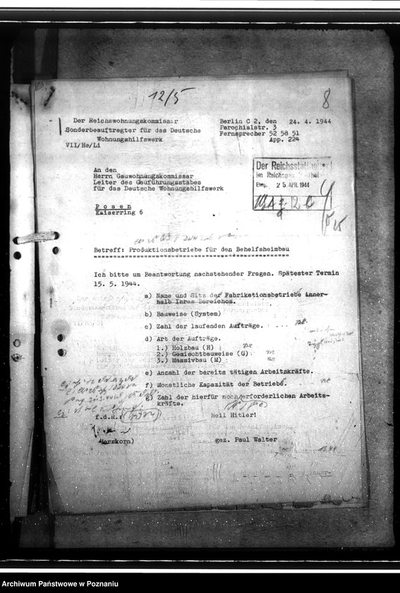 Obraz 12 z jednostki "DWH - Produktionsbetriebe für den Behelfsheimbau"