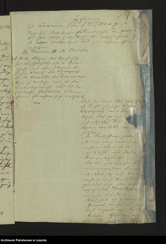 Obraz 8 z jednostki "[Sprawy procesowe miasta Leszna z Sułkowskim]"