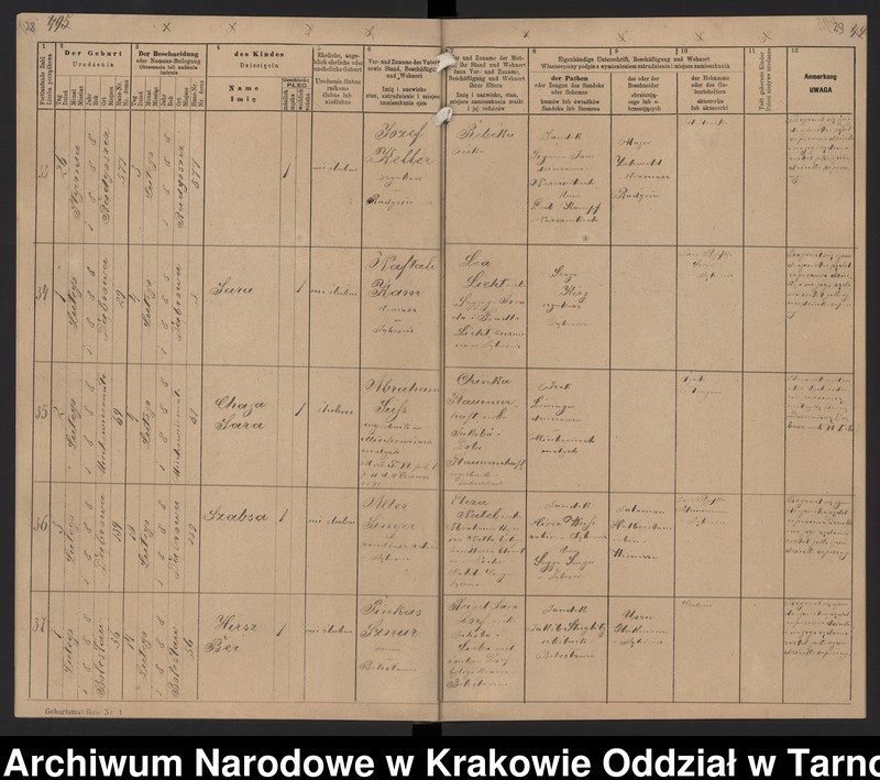 image.from.unit.number "Księga urodzeń"