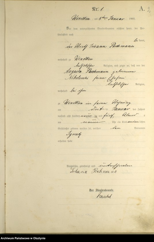 image.from.unit.number "Geburts-Haupt-Register Nr 1 - 105"