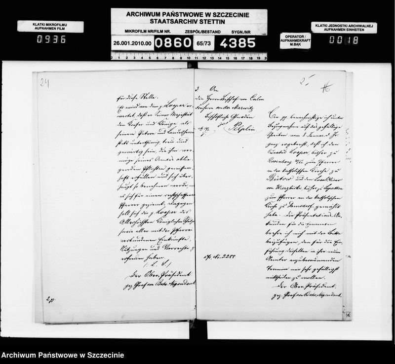 Obraz 19 z jednostki "Katholische Pfarrselle in Bütow"