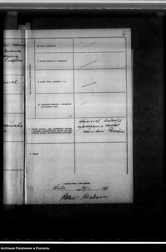 Obraz 10 z jednostki "Zatwierdzenie zakładu przemysłowego /rzeźni/ Artura Abrahama w Hucie pow. czarnkowski"