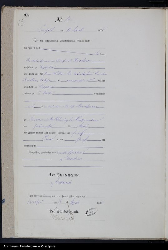 image.from.unit.number "Sterbe-Neben-Register Nr 1 - 32"