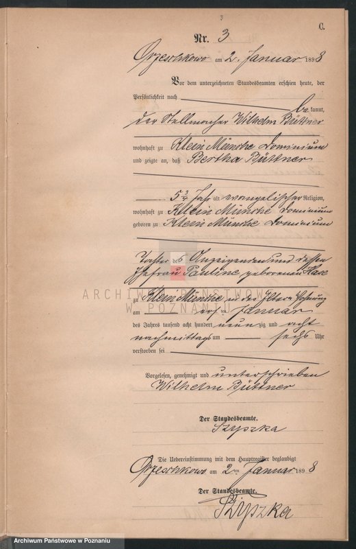 Obraz 6 z jednostki "Księga zgonów"