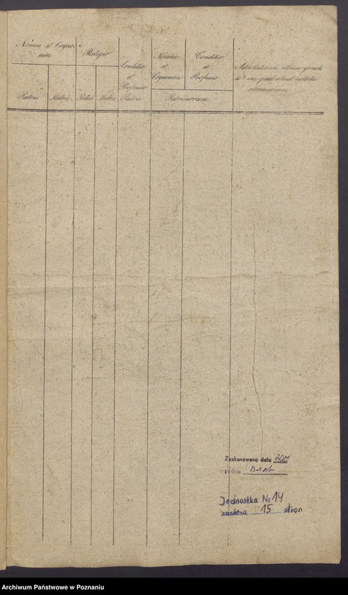 Obraz 12 z jednostki "Duplikat [Liber Baptisatorum, Copulatorum et Mortuorum]."