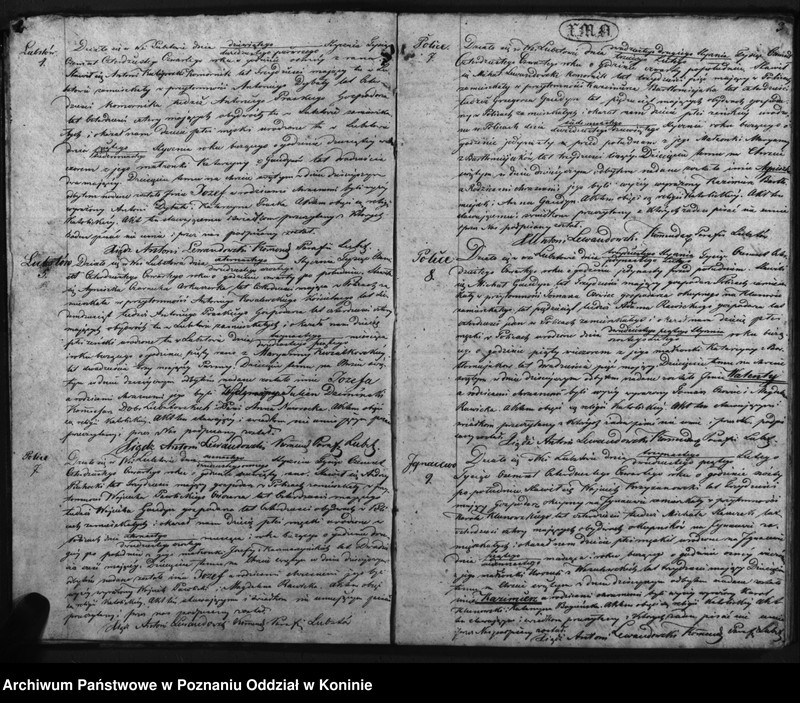 Obraz 4 z jednostki "Duplikat urodzonych, zaślubionych, zmarłych"