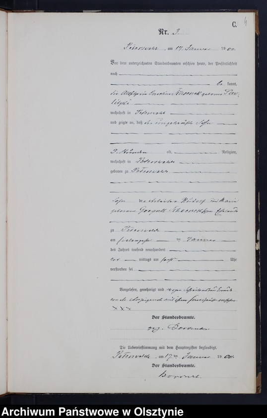 Obraz 6 z jednostki "Sterbe-Neben-Register Nr 1 - 55"