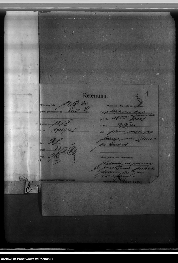 Obraz 8 z jednostki "Majętność leśna Zborowo powiat poznański"