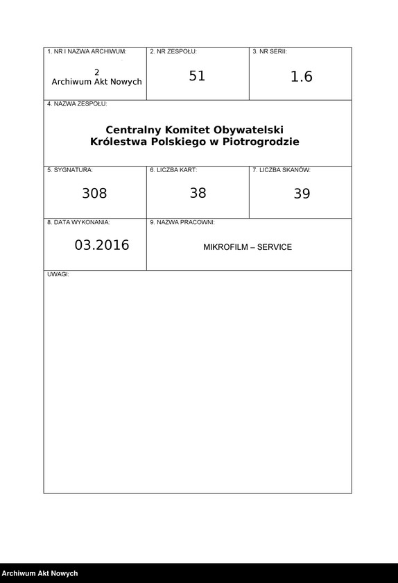 image.from.unit.number "Nowogrodzka gubernia. Spis wygnańców znajdujących się pod opieką CKO w Bołogoje i w Borowiczach."