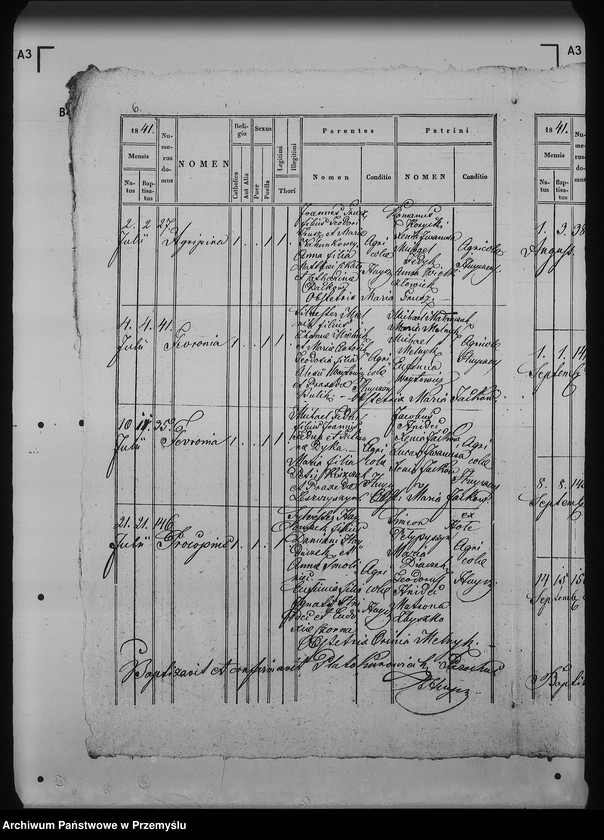 Obraz 10 z jednostki "[Kopie ksiąg metrykalnych parafii Hujcze z filią Zaborze (dekanat Rawa Ruska)]"
