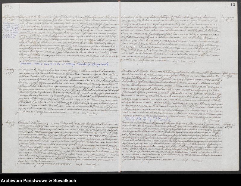 image.from.unit.number "Dublikat aktov graždanskavo sostojanija v rodivšichsja, brakosočetavšichsja i umeršich prichoda Vigry v 1904 godu"