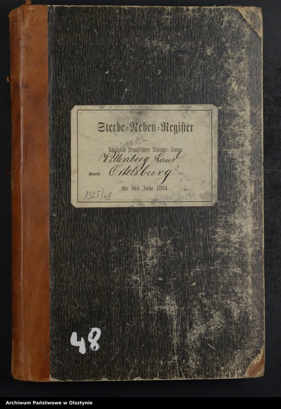 image.from.unit.number "Sterbe-Neben-Register Nr 1 - 169"