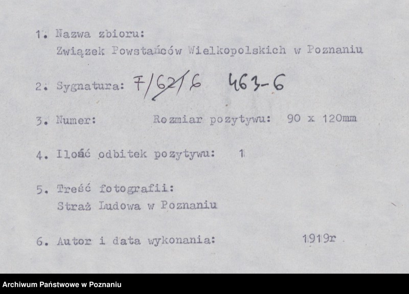 Obraz 14 z jednostki "Zaprzysiężenie Straży Ludowej w Poznaniu na Placu Wolności. Po lewej stronie generałowie: Józef Dowbór - Muśnicki i Dupont."