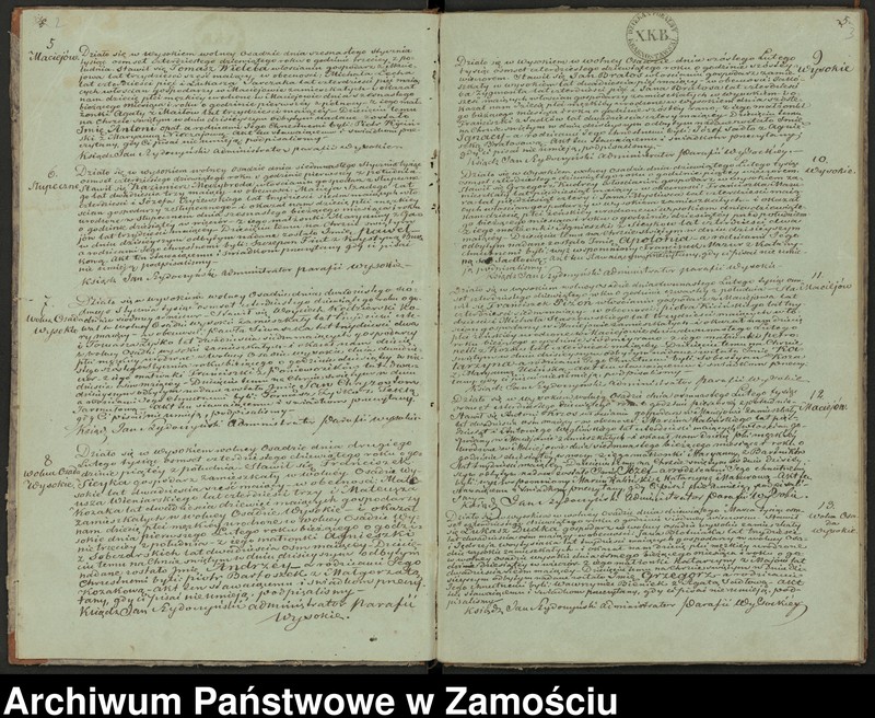 Obraz 4 z jednostki "Księga urodzeń, małżeństw i zgonów"