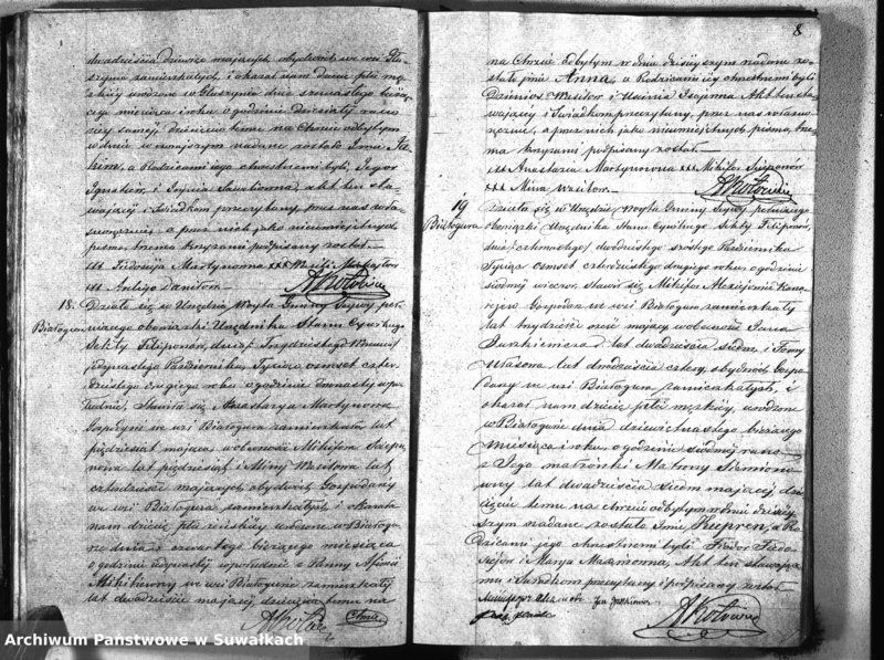 image.from.unit.number "Duplikat akt Urzednika Stanu Cywilnego Sekty Filiponów Gminy Seywy za 1842 rok"